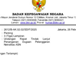 Pejabat Kalbar yang Langgar Netralitas Dijatuhi Sanksi BKN, Aceh Malah Promosikan Jadi Plt Sekda