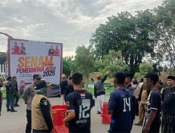 Ratusan Pria Bercelana Pendek dan Wanita Berbaju Ketat Terjaring Razia di Stadion Harapan