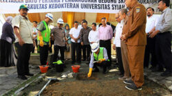 Rektor USK Groundbreaking Pembangunan Gedung Skill Lab Fakultas Kedokteran