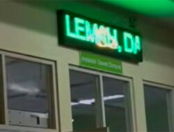 Running Text RSUDZA Diretas, Muncul Kata Sumpah Serapah
