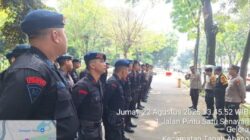 Pasukan Brimob Kawal Pagelaran Wayang Sabang Merauke di Indonesia Arena