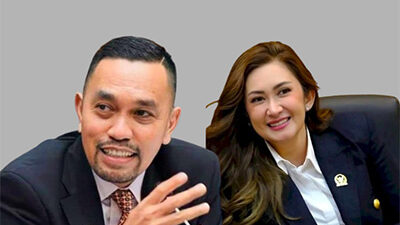 Surya Paloh Nonaktifkan Sahroni dan Nafa Urbach
