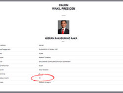 KPU tak Berhenti Utak-atik Data Gibran, dari “PENDIDIKAN TERAKHIR” Diubah Jadi S1