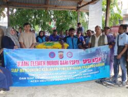 Polda Aceh Salurkan Bantuan Beras untuk Buruh FSPTI dan SPSI