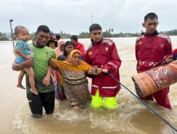 Polda Aceh Kerahkan Personel ke Lokasi Banjir, Warga Diminta Tetap Waspada