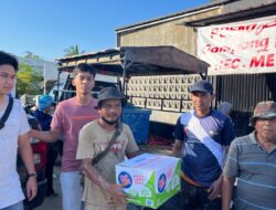 Mobil Patroli Bea Cukai Aceh Berhasil Tembus Pidie Jaya,  Warga Akhirnya Terima Bantuan Darurat