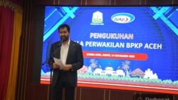 Mualem Kukuhkan Kepala BPKP Aceh, Singgung Kondisi Kuala yang Makin Dangkal