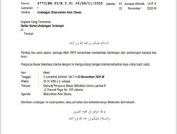 Setelah Didongkel dari Ketum PBNU, Yahya Staquf Undang Puluhan Ulama Bersilaturahmi … Aceh tidak Hadir