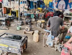 Geliat Pantonlabu 26 Hari Pascabanjir, Bengkel Dipadati Pompa dan Genset