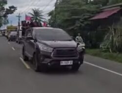 Konvoi Bendera GAM Saat Penanganan Bencana Banjir dan Longsor Aceh