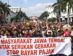 Lawan Penindasan, Masyarakat Jawa Tengah Serukan Stop Bayar Pajak