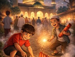 Gema Takbir dan Dentuman Mercon Mengiringi Kepergian Ramadhan di Serambi Mekkah