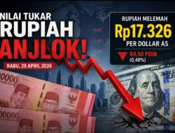 Rupiah Terus Melemah, Sentuh Rp17.400 per Dolar AS