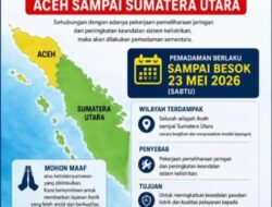 Listrik Padam Massal, Sumatera Gelap Gulita