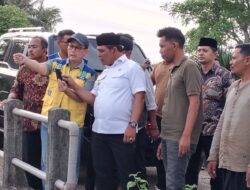 Syech Muharram Tinjau Proyek Normalisasi Saluran Bantuan Presiden di Kuta Baro