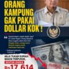 “Orang Kampung tak Pakai Dollar” Cerminan Kekuasaan yang Mati Rasa