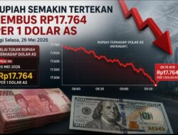 Rupiah Ambruk, Kurs Jual Bank Rp18.060 Per Dolar AS