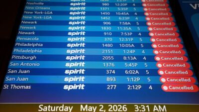 Efek Perang AS–Israel Lawan Iran: Maskapai Spirit Airlines Bangkrut