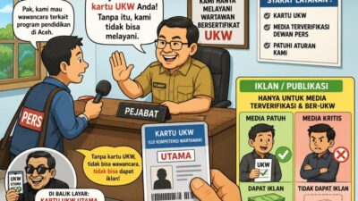 Menuhankan UKW, Mematikan Pers
