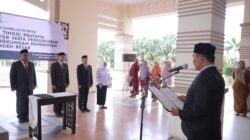 Bupati Aceh Besar Lantik Sejumlah Pejabat, Tekankan Integritas dan Keberlanjutan Program