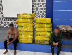 325 Kg Sabu Asal Thailand Dipasok Lewat Lhokseumawe, Dua Kurir Ditangkap