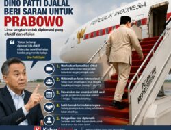Saran Dino untuk Prabowo