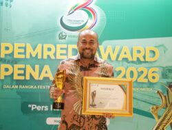 Dirut Bank Aceh Raih Pemred Award 2026
