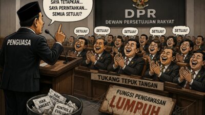 Ketika DPR Kehilangan Daya Kontrol, Siapa Mengawasi Kekuasaan?