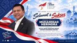 Ketua ESI Aceh Hadiri Pengukuhan Herindra sebagai Ketua Umum PB ESI