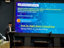 Simulasikan Survei Akreditasi, RSUDZA Bertekad Perkuat Mutu dan Keselamatan Pasien